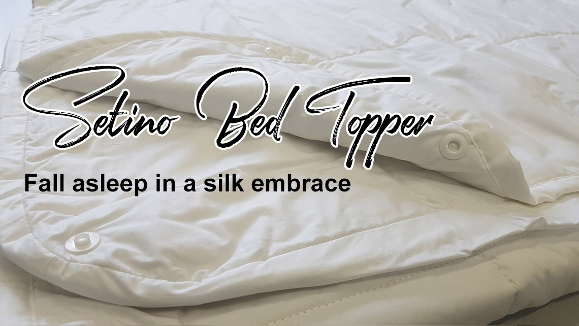 bed silk topper