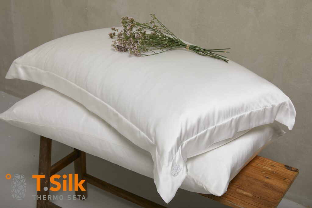 silk pillow natural filling